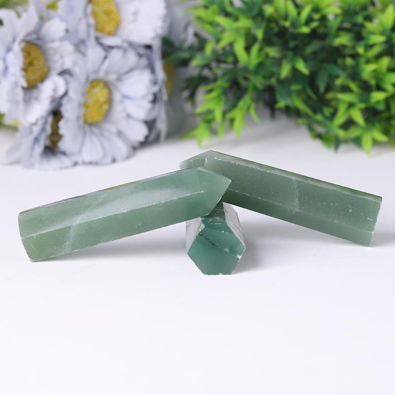 Wholesale Green Aventurine Point for Sale Wholesale Crystals USA