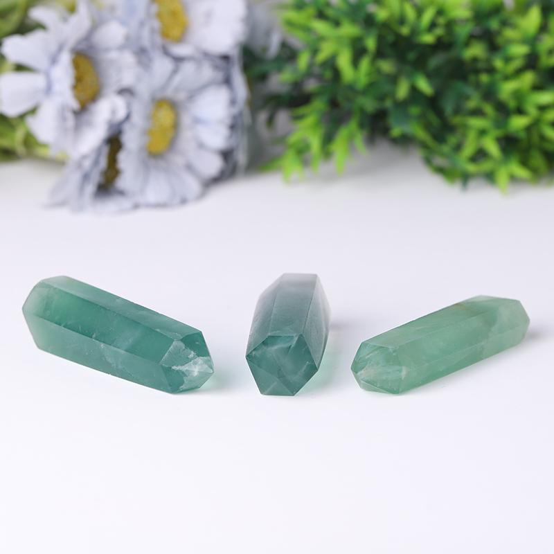 Natural Green Fluorite Point Healing Tower Wholesale Crystals USA