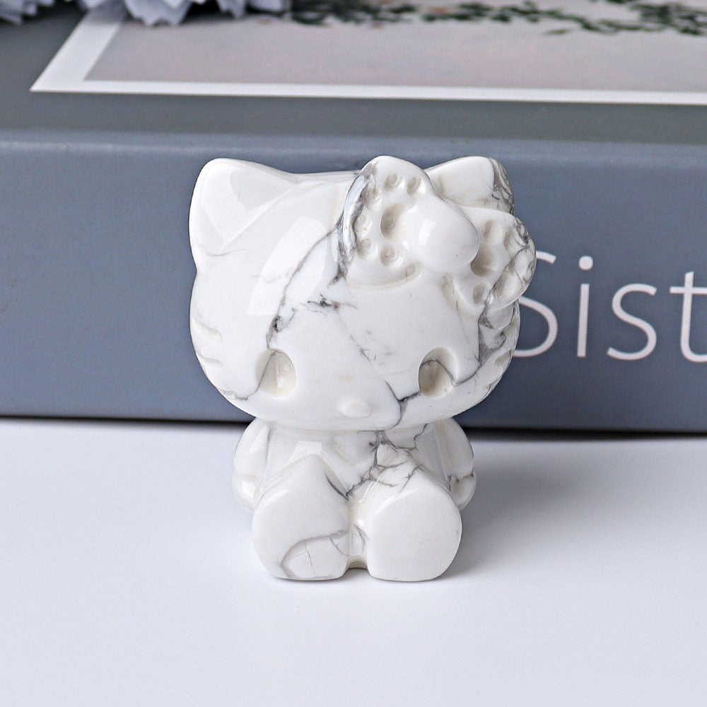 1.85" Hello Kitty Crystal Carvings Wholesale Crystals USA