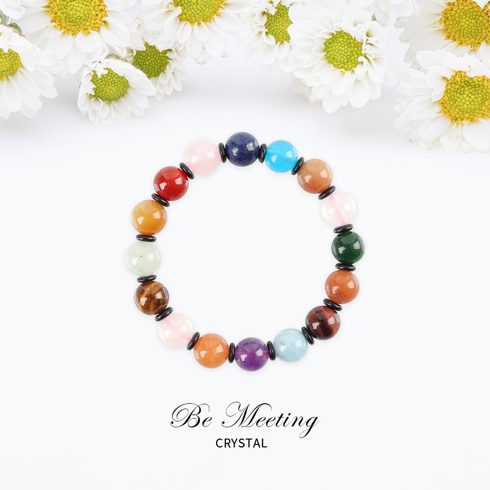 12mm Chakra Bracelet Wholesale Crystals USA