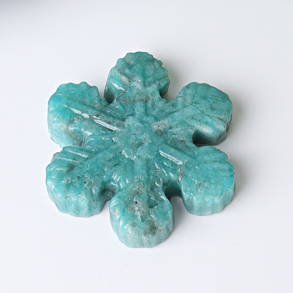 2" Snowflake Crystal Carvings for Christmas Wholesale Crystals USA