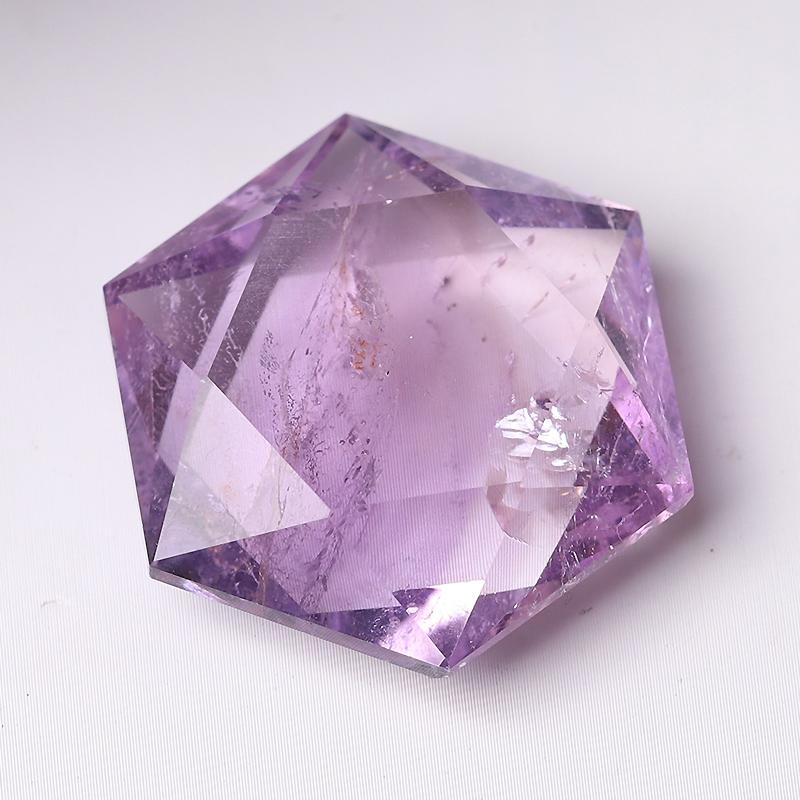 1" Crystal Hexagon Pocket Stone for Pendant for DIY Wholesale Crystals USA