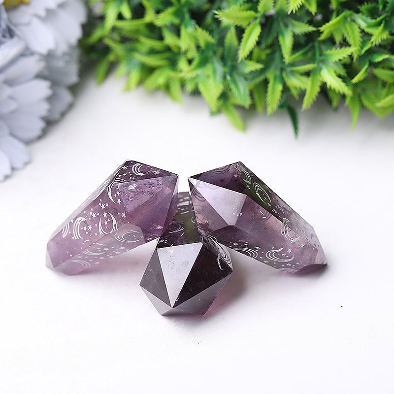 2.5" Amethyst Double Terminated Point Wholesale Crystals USA