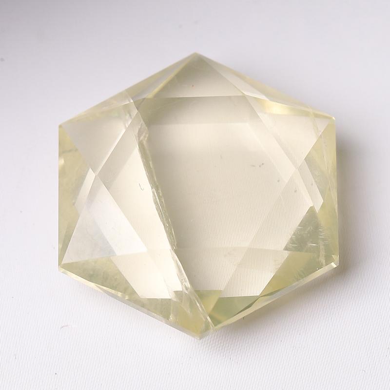 1" Crystal Hexagon Pocket Stone for Pendant for DIY Wholesale Crystals USA