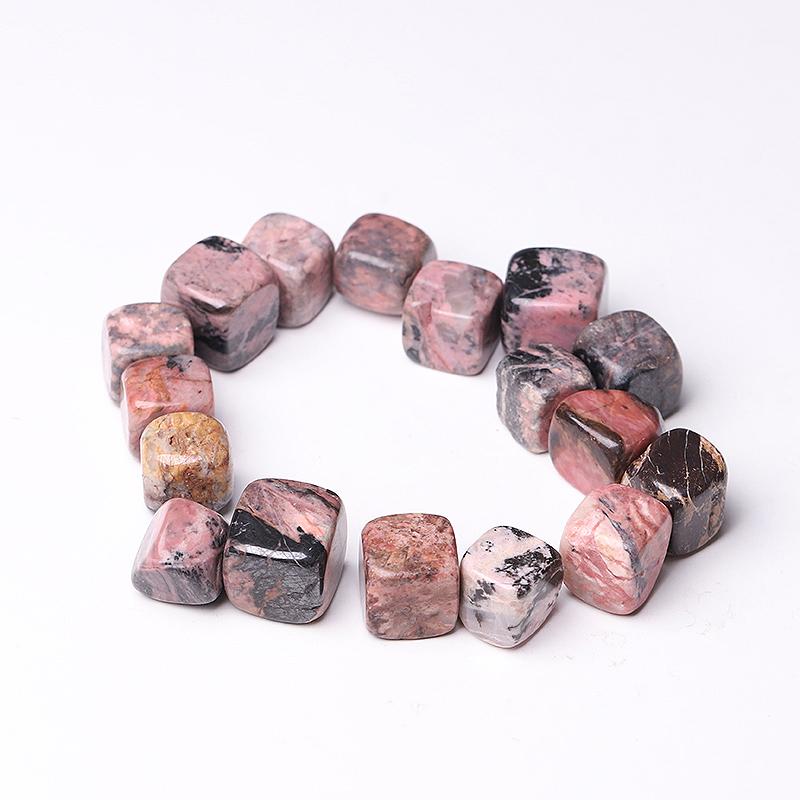 0.1kg 20mm-25mm Rhodonite Cubes Wholesale Crystals USA