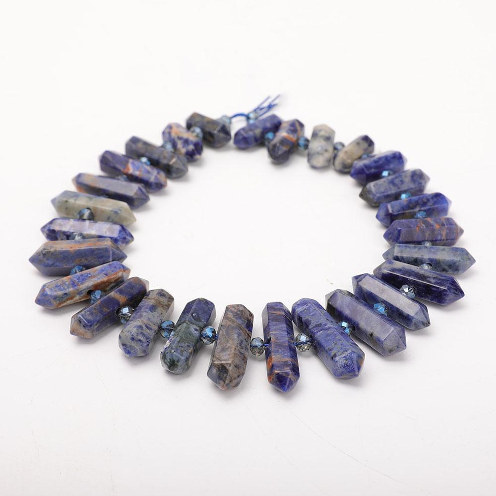 Sodalite Crystal Point Necklace Wholesale Crystals USA