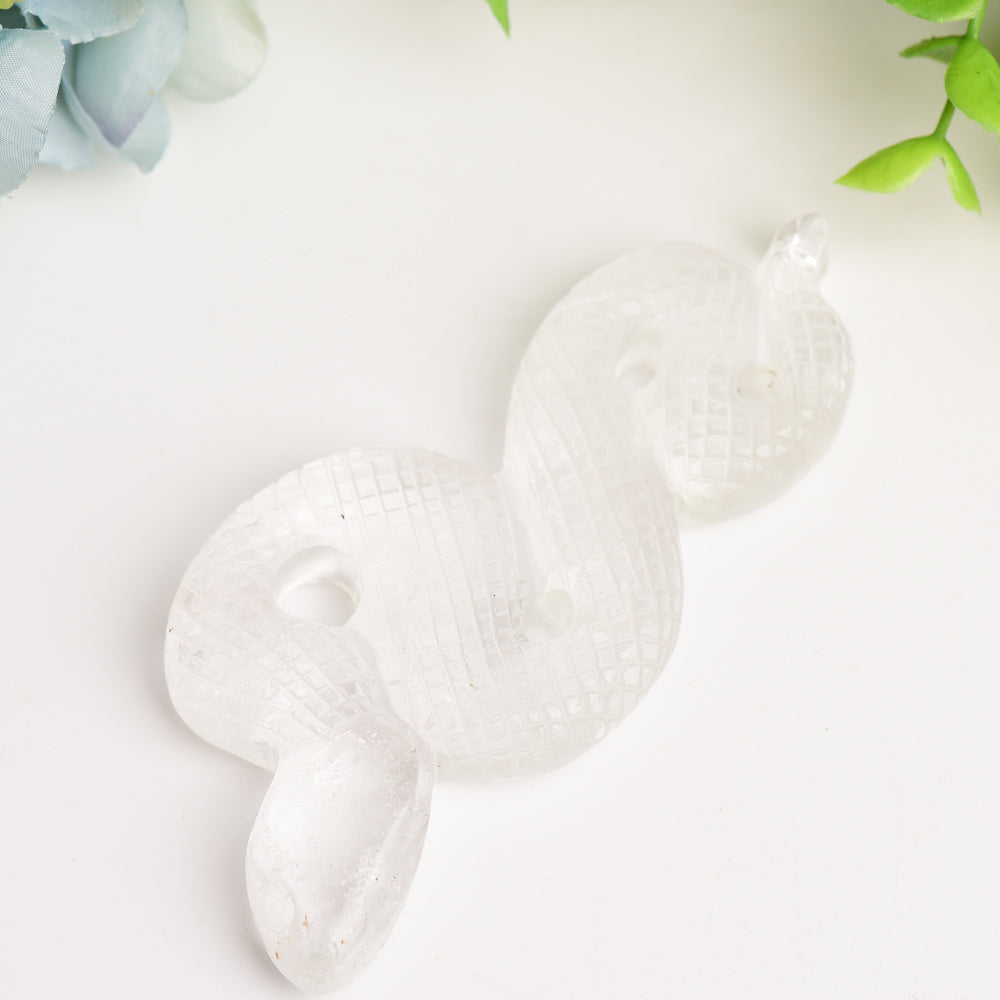 4.0" Snake Crystal Carving Wholesale Crystals USA