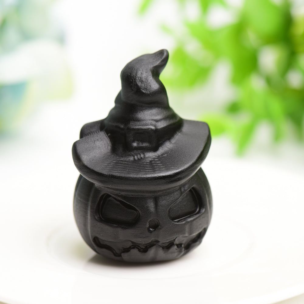 Black Obsidian Carving for Halloween Bulk Wholesale Crystals USA