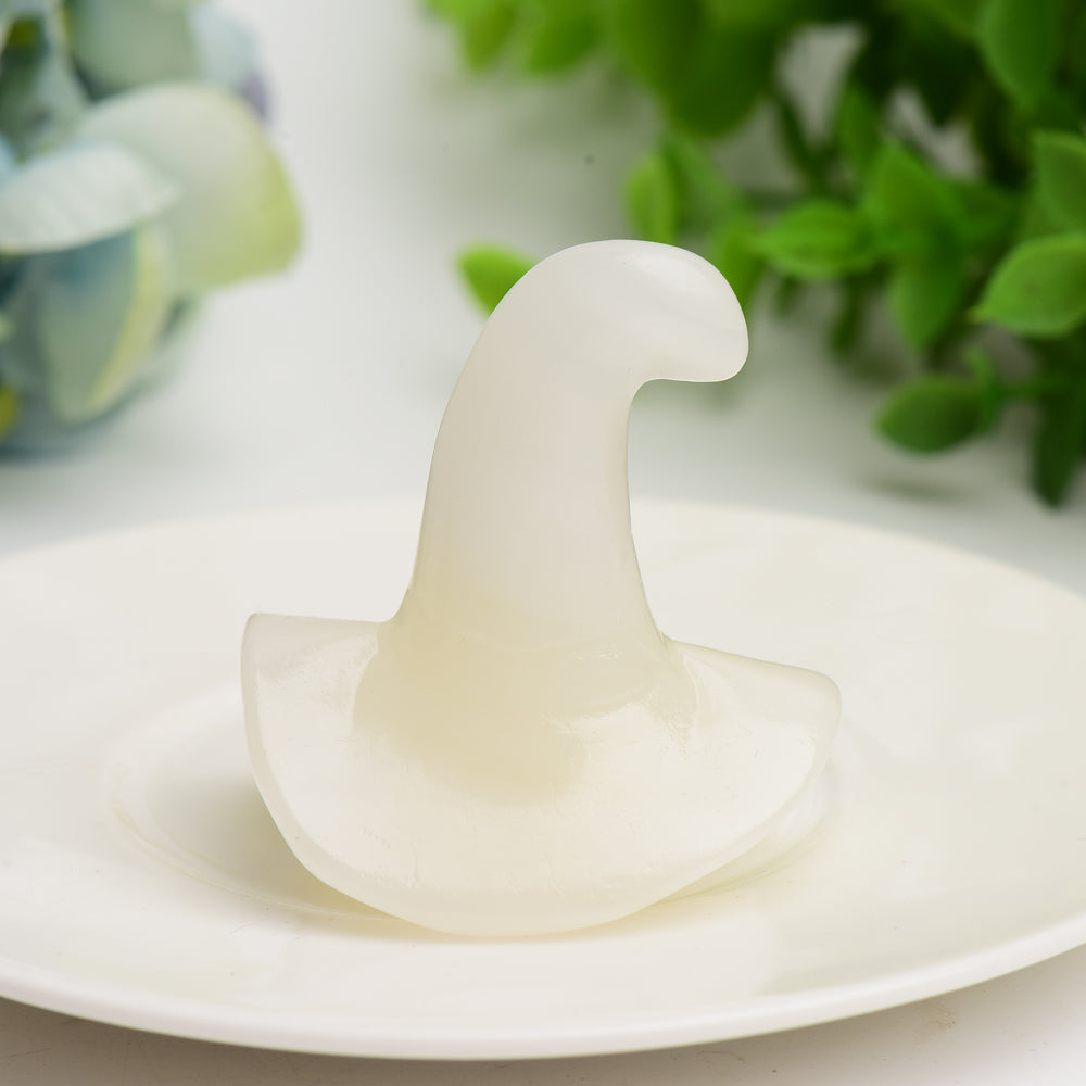 2.0" Mixed Crystal Wizard Hat Carving for Halloween Bulk Wholesale Crystals USA