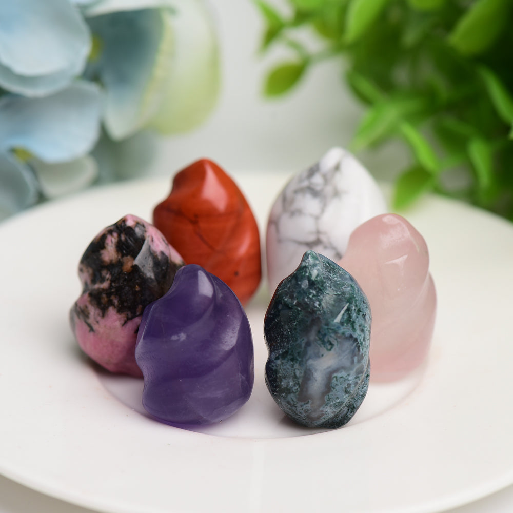1.0" Mixed Crytsal Mini Flames Crystal Carving Wholesale Crystals USA