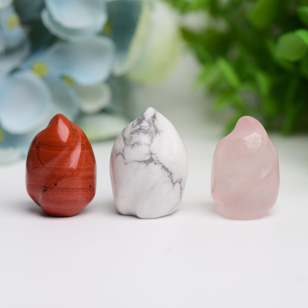 1.0" Mixed Crytsal Mini Flames Crystal Carving Wholesale Crystals USA