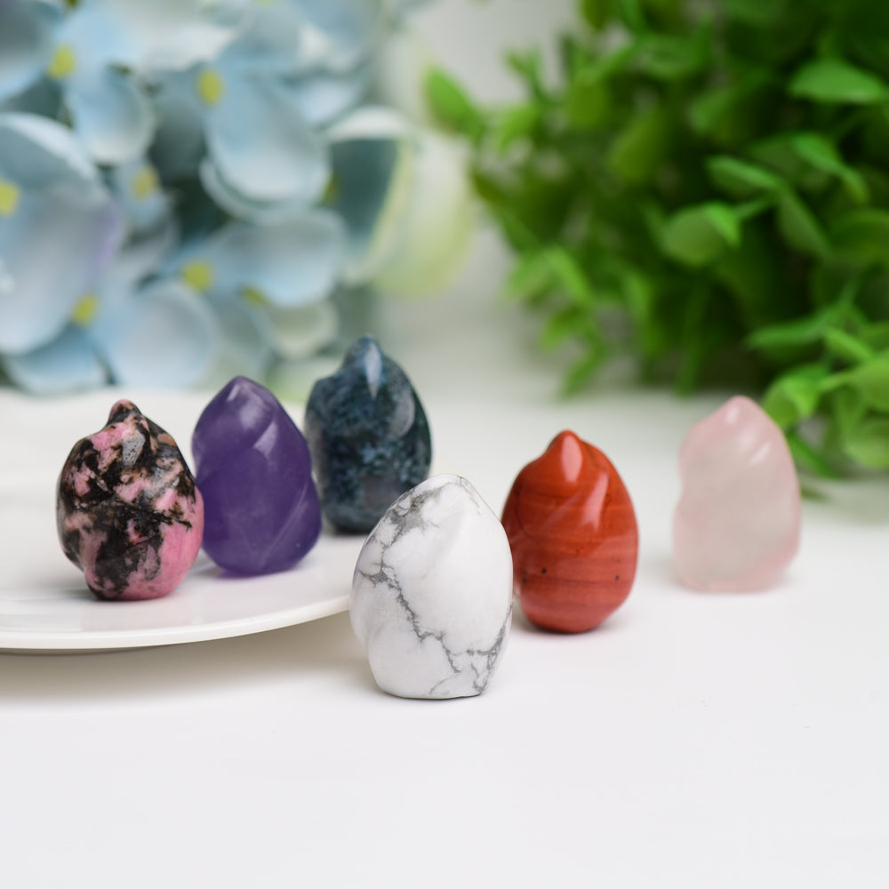 1.0" Mixed Crytsal Mini Flames Crystal Carving Wholesale Crystals USA