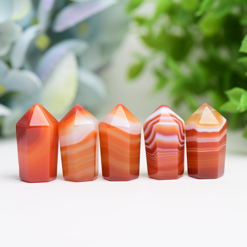 1.0" Carnelian Mini Crystal Point Wholesale Crystals USA