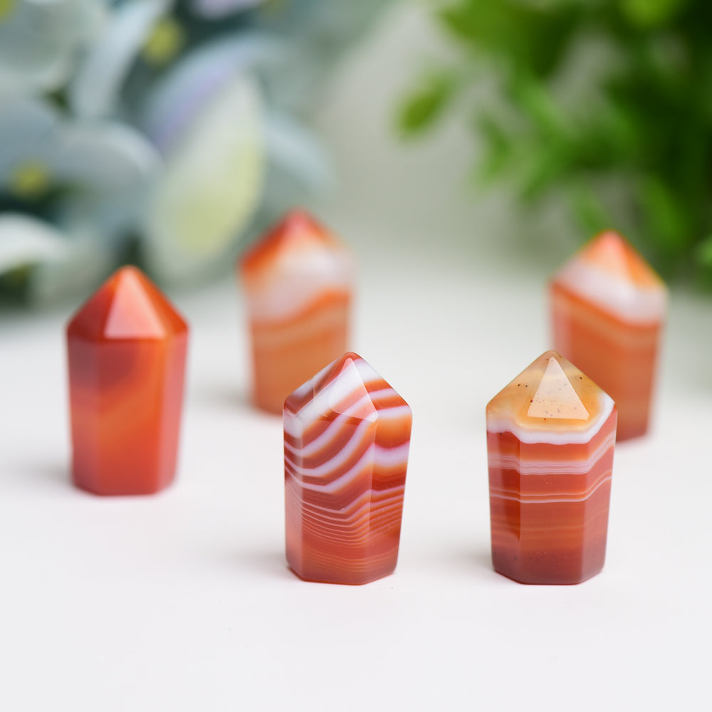 1.0" Carnelian Mini Crystal Point Wholesale Crystals USA