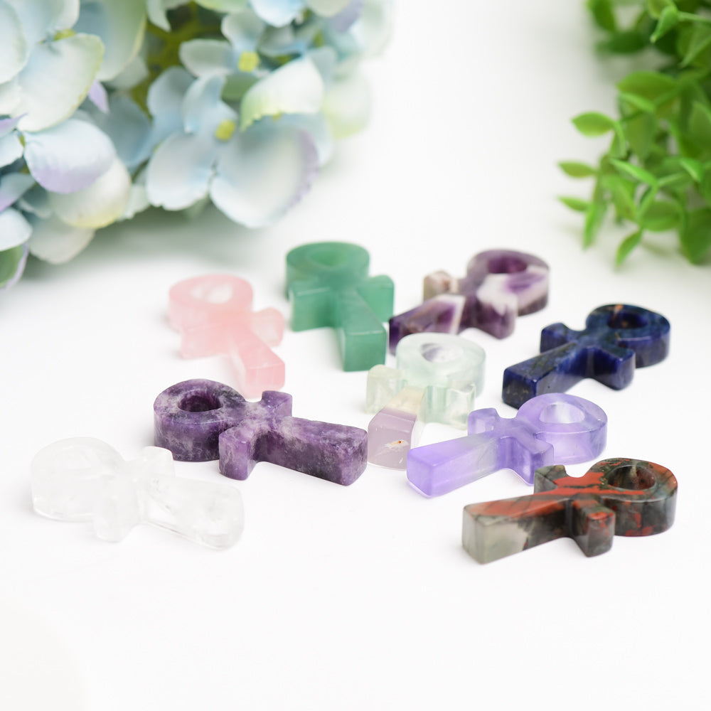 2.0" Mixed Crystal Mini Anka Carving Bulk Wholesale Crystals USA