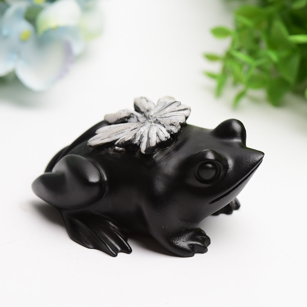 4.0" Ammonite Frog Crystal Carving Bulk Wholesale Crystals USA