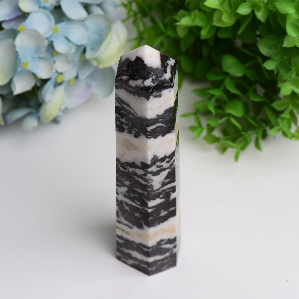 6.0"-8.0" Zebra Jasper Crystal Tower Bulk Wholesale Wholesale Crystals USA