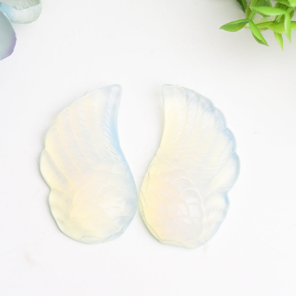 2.4" Mixed Crystal Wings Carving Bulk Wholesale Crystals USA