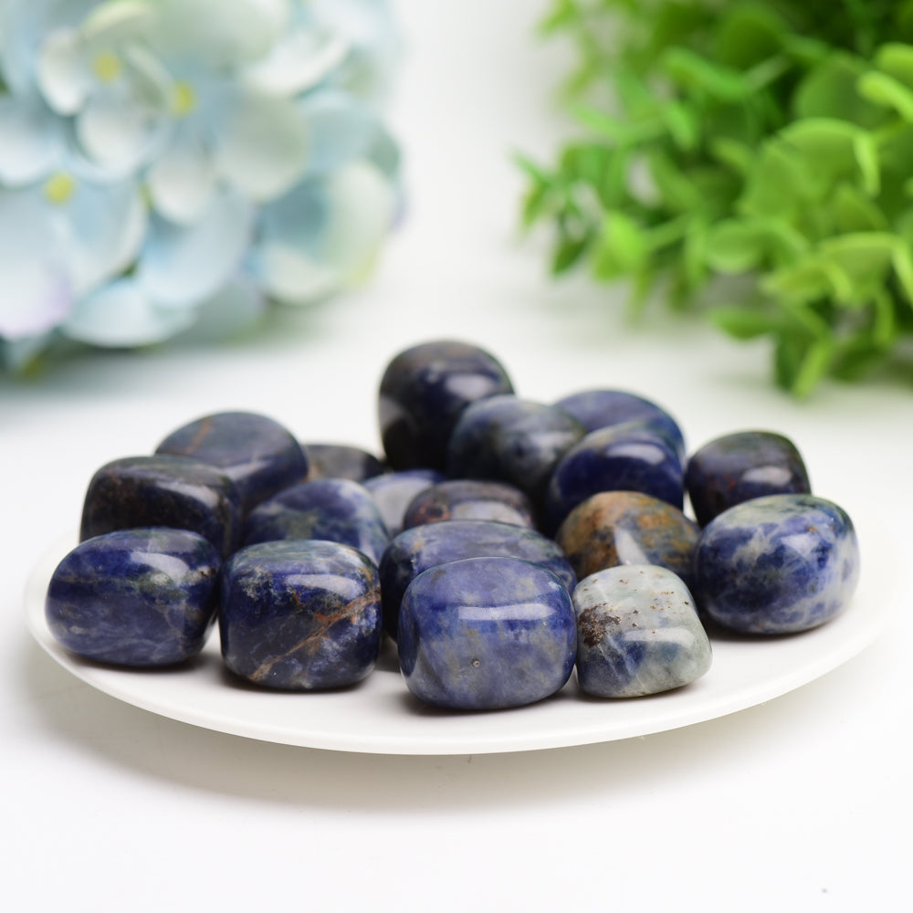 Sodalite Crystal Tumbles Bulk Wholeslae Crystals USA