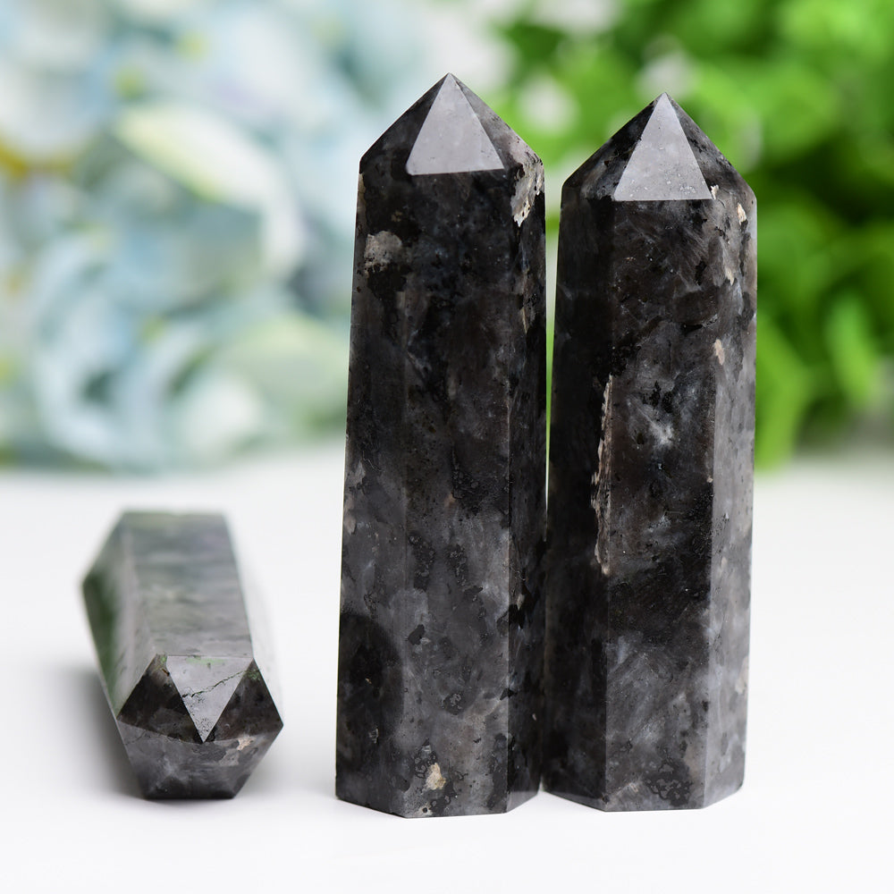 Larvikite Points Wholesale Crystals USA
