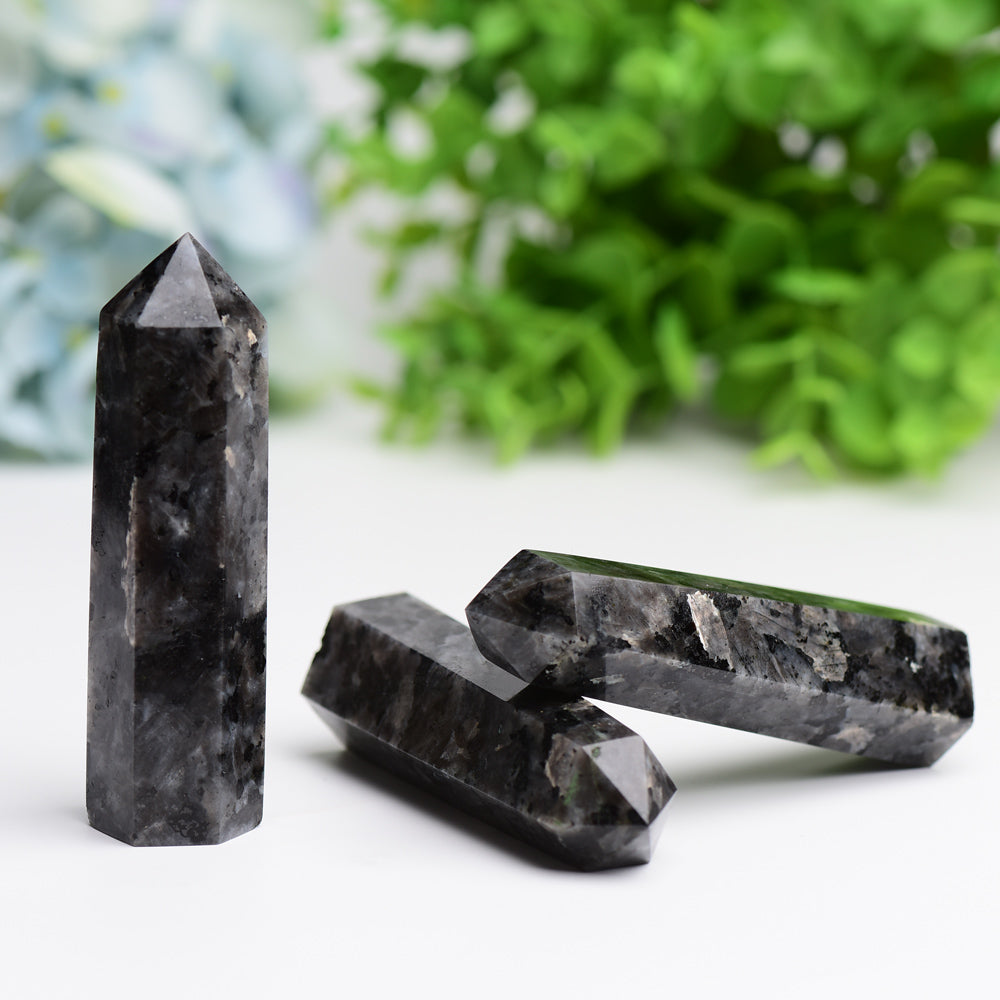Larvikite Points Wholesale Crystals USA