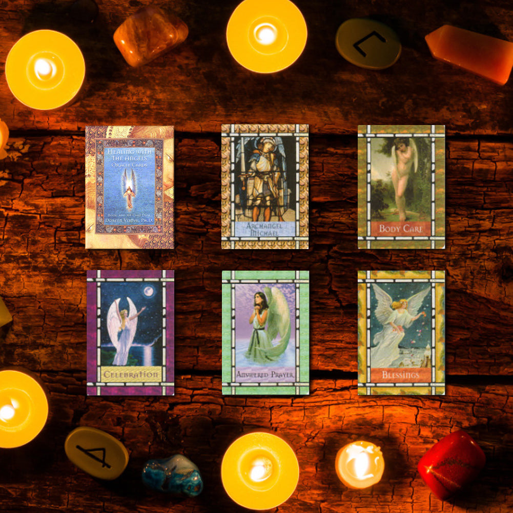Healing With The Angels Tarot Cards BulK Wholesale Crystals USA
