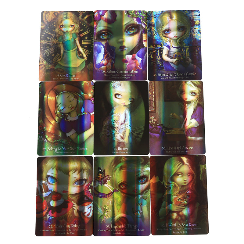 Alice The Wonderland Oracle Cards Bulk Wholesale Crystals USA