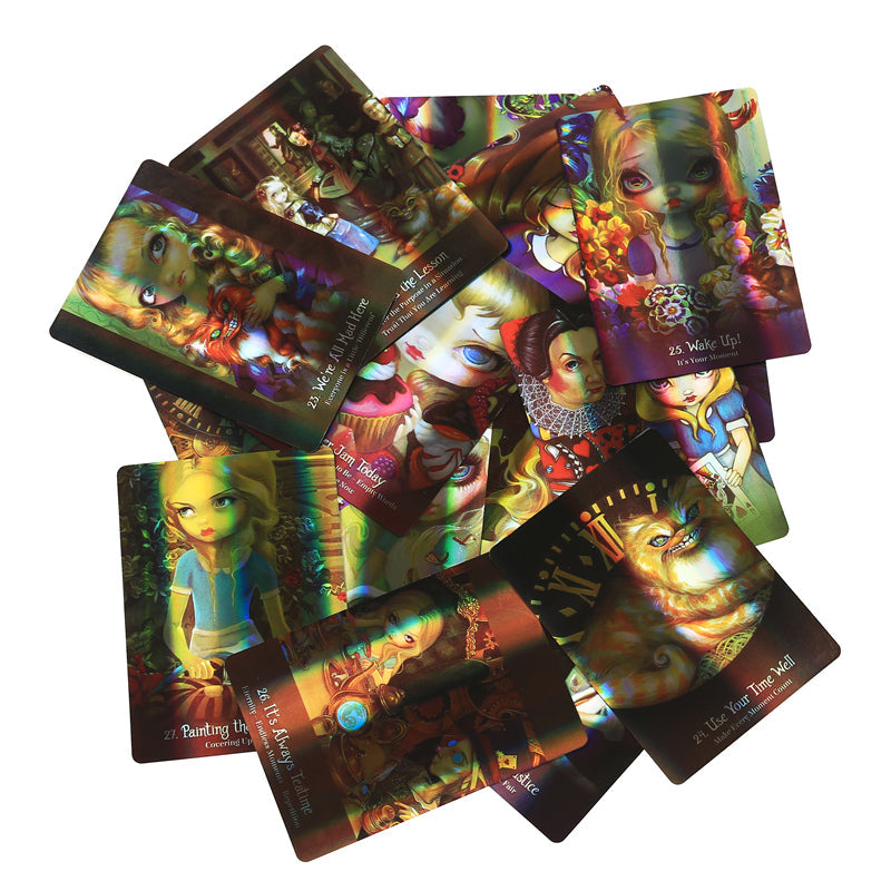 Alice The Wonderland Oracle Cards Bulk Wholesale Crystals USA