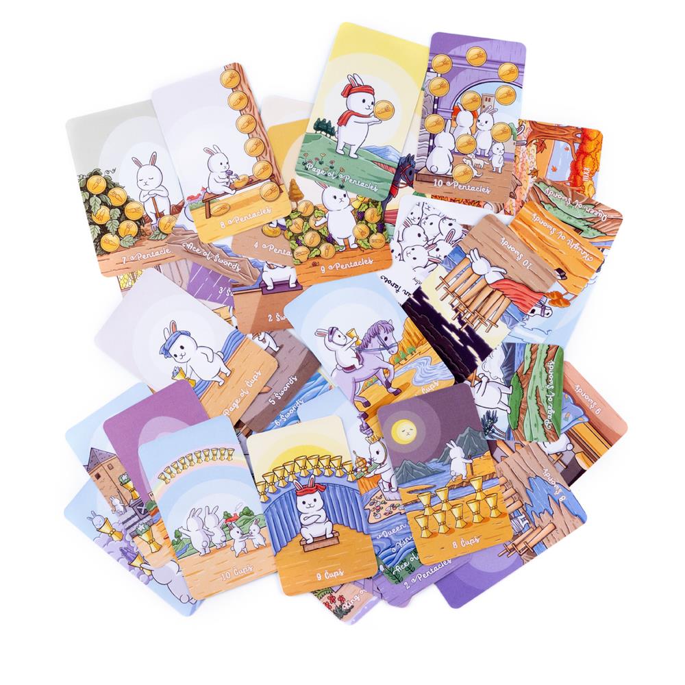 Chubby Bun Rabbit Tarot Card Bulk Wholesale Crystals USA