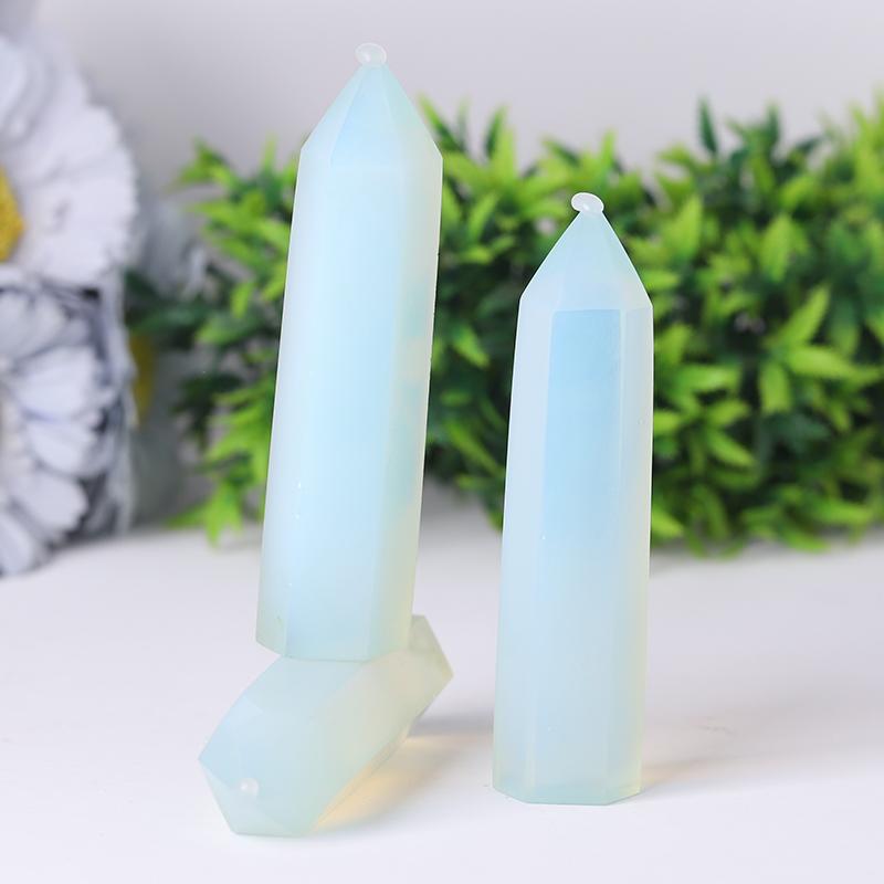 Wholesale Gemstone Tower High Quality Opalite Crystal Point Obelisk Tower Wholesale Crystals USA