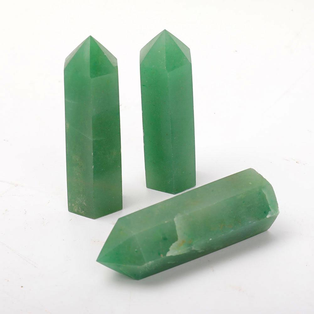3" Green Aventurine Points Wholesale Crystals USA