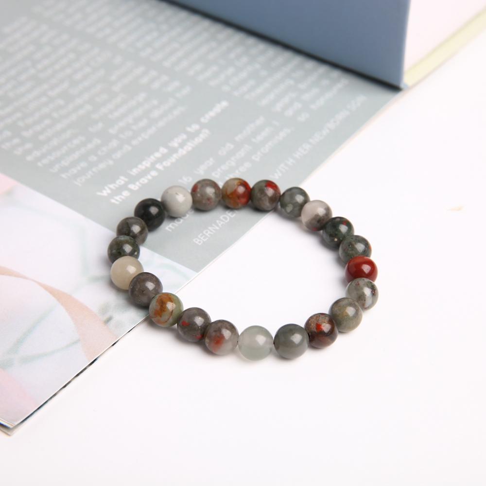 8mm Blood Stone Crystal Bracelet Wholesale Crystals USA