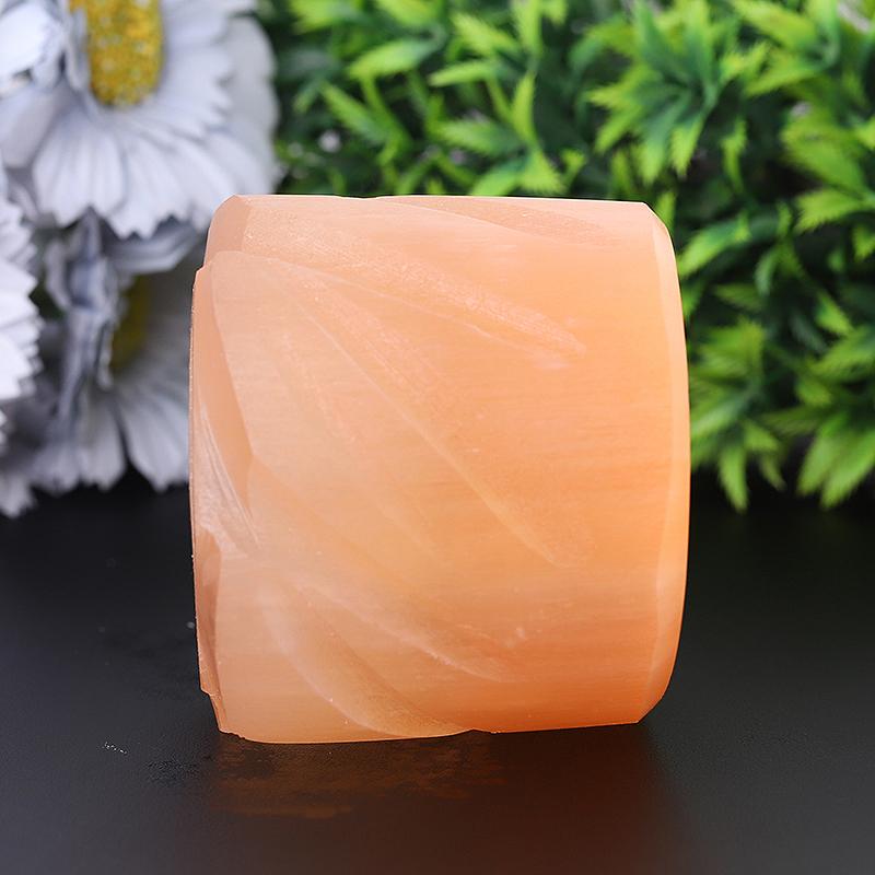 3" Selenite Candle Holder