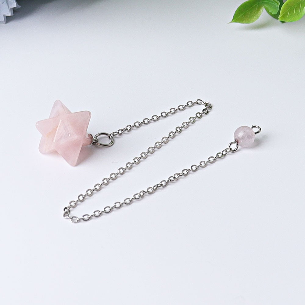 0.5" Merkaba Pendulum Wholesale Crystals USA