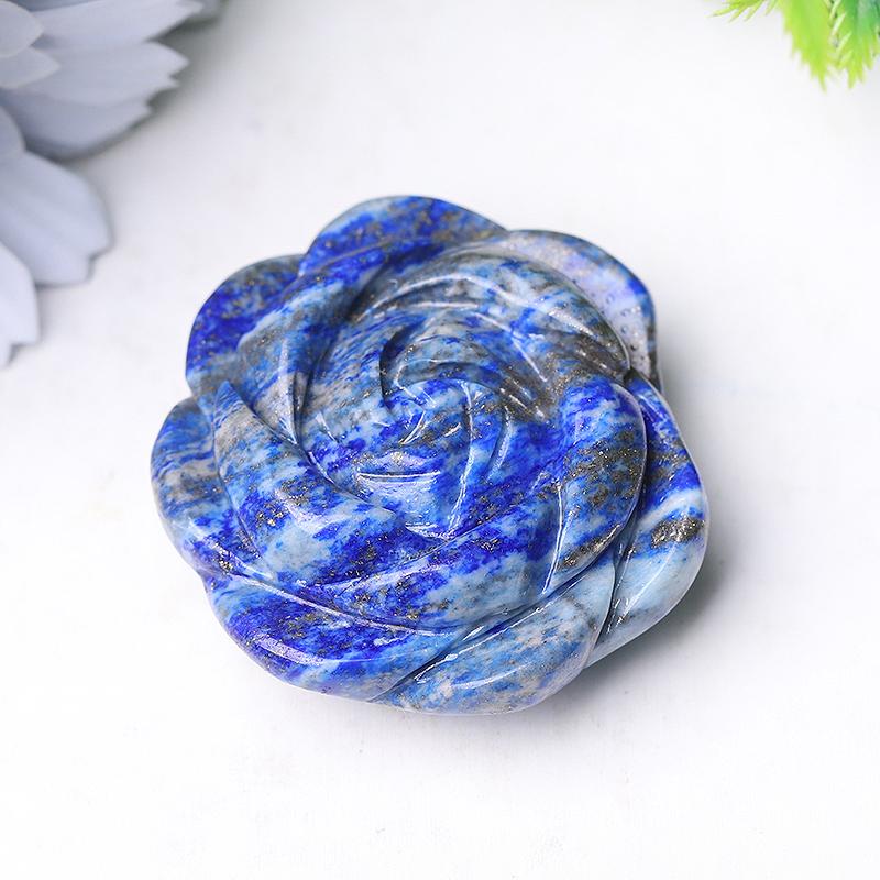 2" Rose Flower Crystal Carvings Wholesale Crystals USA
