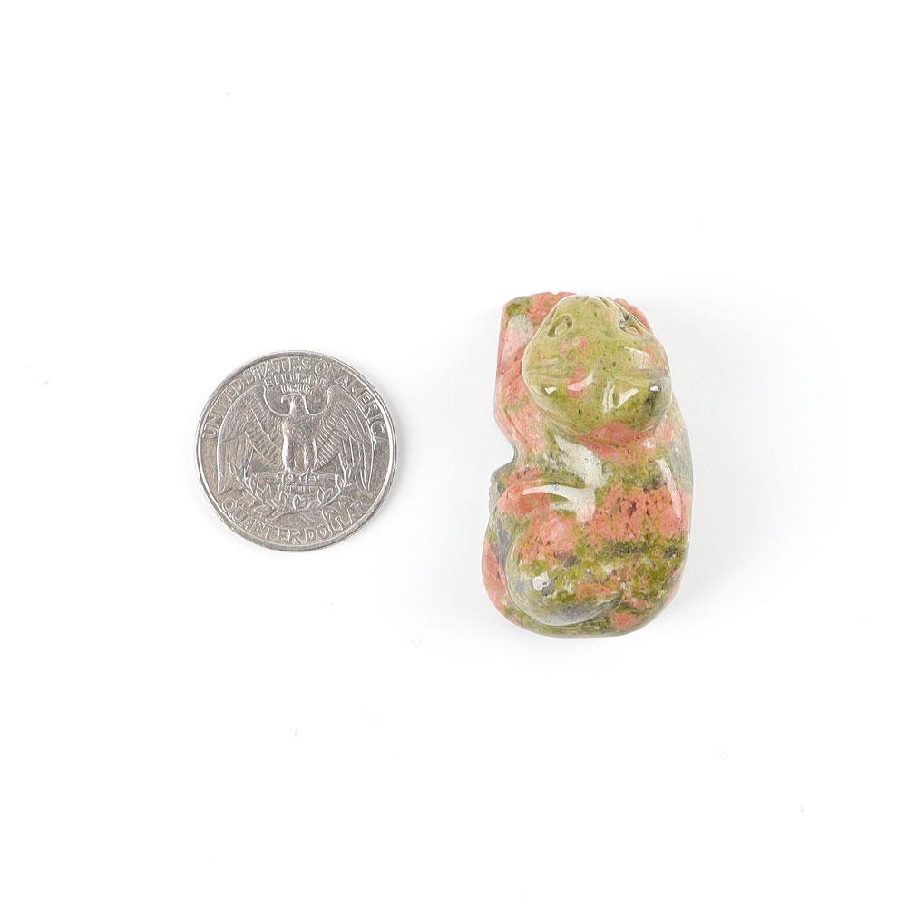 Unakite Crystal Carving Cat Wholesale Crystals USA