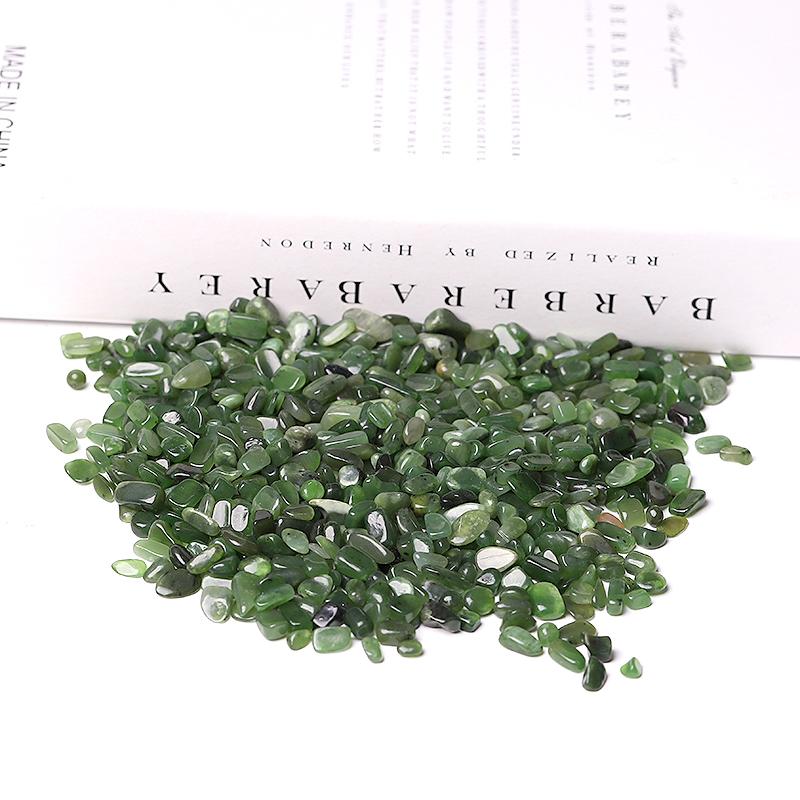 0.1kg Natural Green Jade Crystal Chips Wholesale Crystals USA