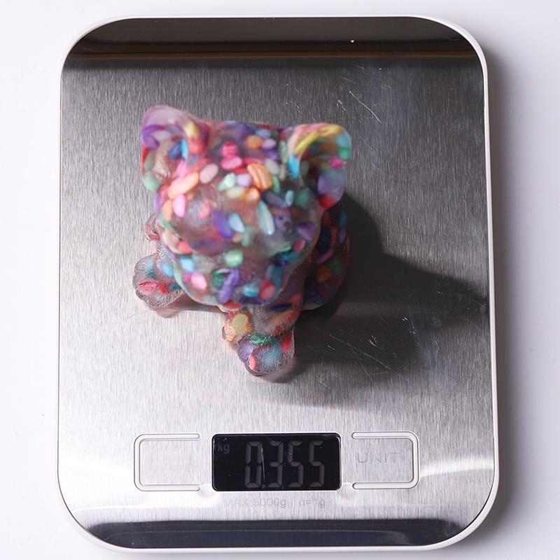 4" Resin French Bulldog Crystal Carvings Wholesale Crystals USA