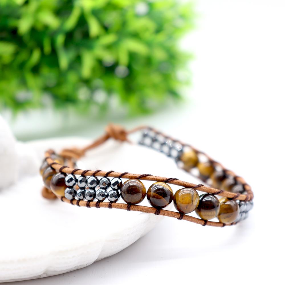 Hand-knitted Crystal Stone Bracelets Wholesale Crystals USA