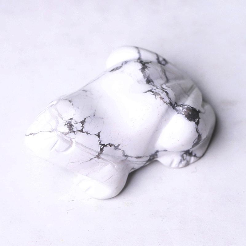 1.5" Frog Crystal Carvings Wholesale Crystals USA