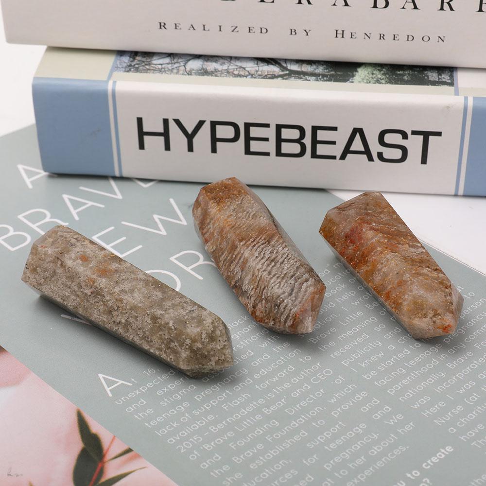 Set of 3 Thousand Layer Quartz Points Wholesale Crystals USA