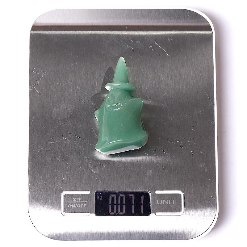 2.7" Green Aventurine Devil Ghost Crystal Carvings for Halloween Wholesale Crystals USA