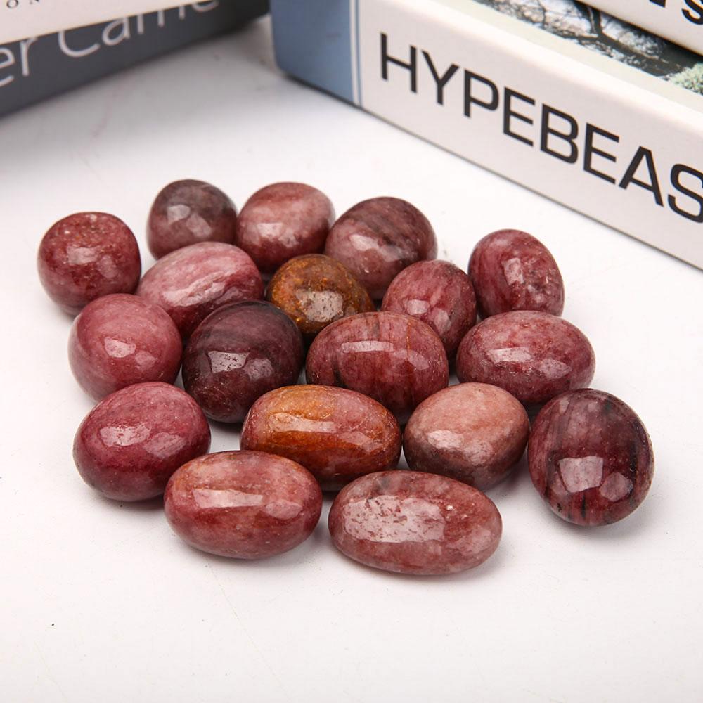 0.1kg Rhodonite Tumbles Wholesale Crystals USA