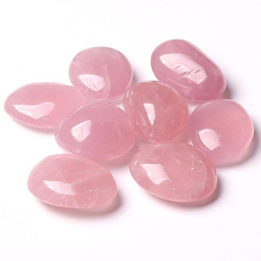 0.1kg 50mm-60mm Rose Quartz Tumbles Palm stones Wholesale Crystals USA