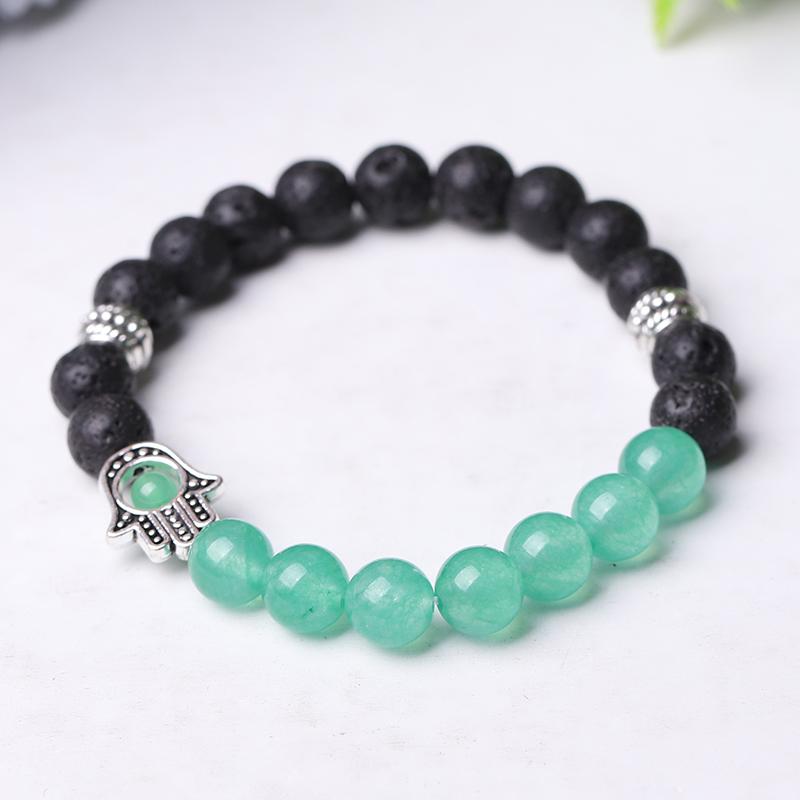85mm Volcanic with Crystal Bracelet Wholesale Crystals USA