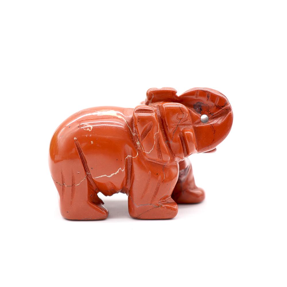 Carved Healing Crystals Gemstones Elephant Statue Figurine Wholesale Crystals USA