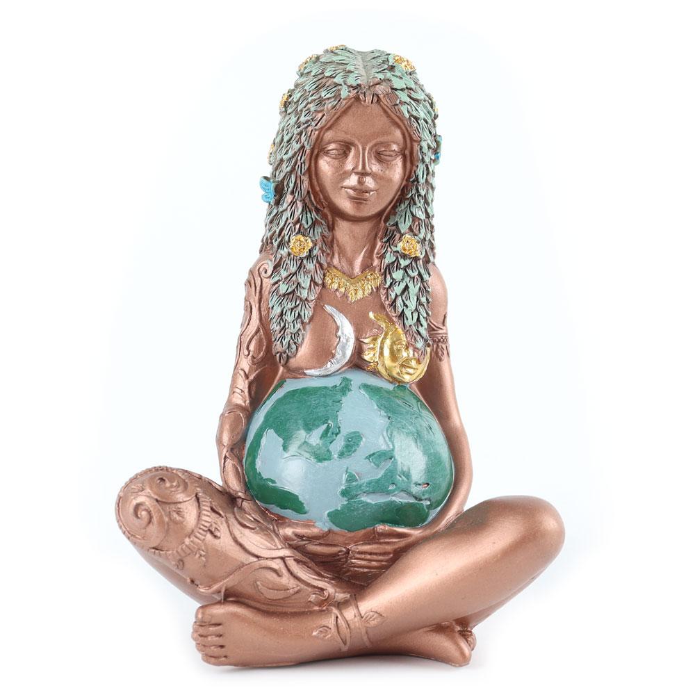 Resin Mother Earth Statue for Gift Home Garden Ornament Outdoor Decor