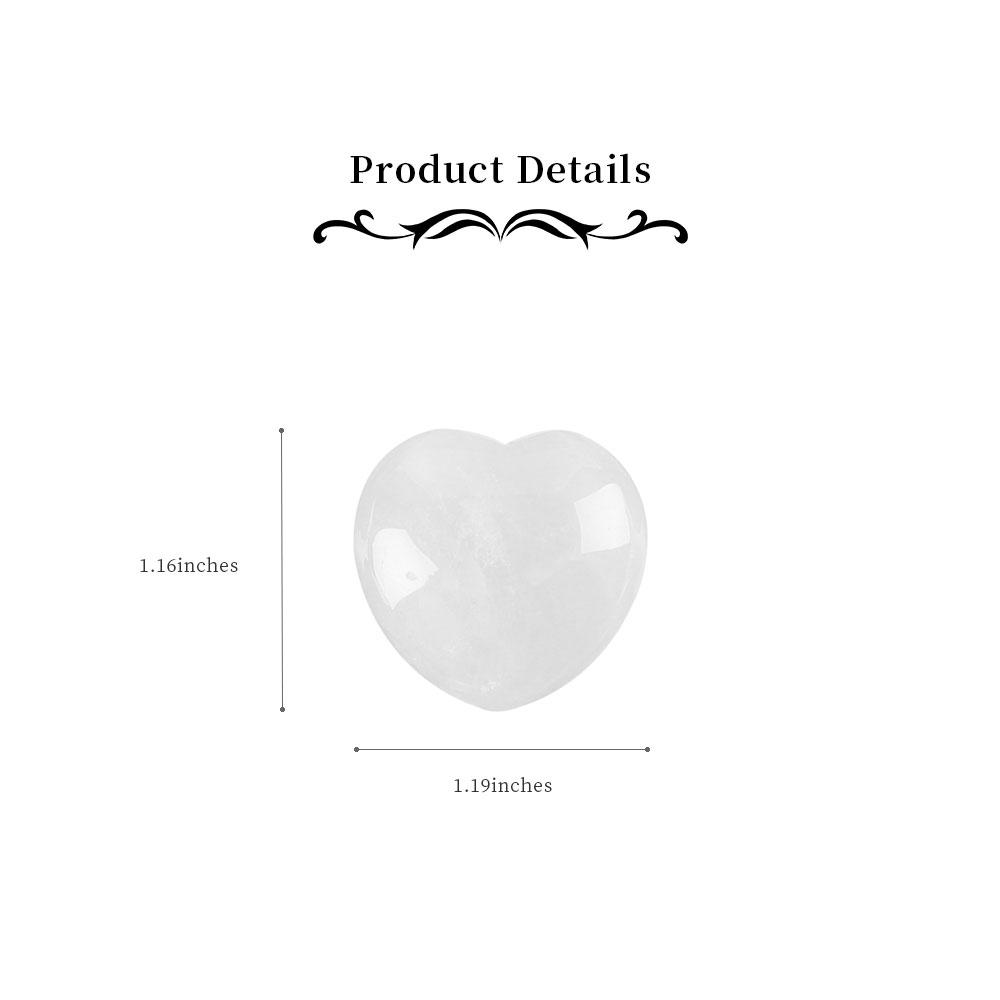 3cm Rose Quartz Heart Shape Crystal Carvings Palm Stone Wholesale Crystals USA
