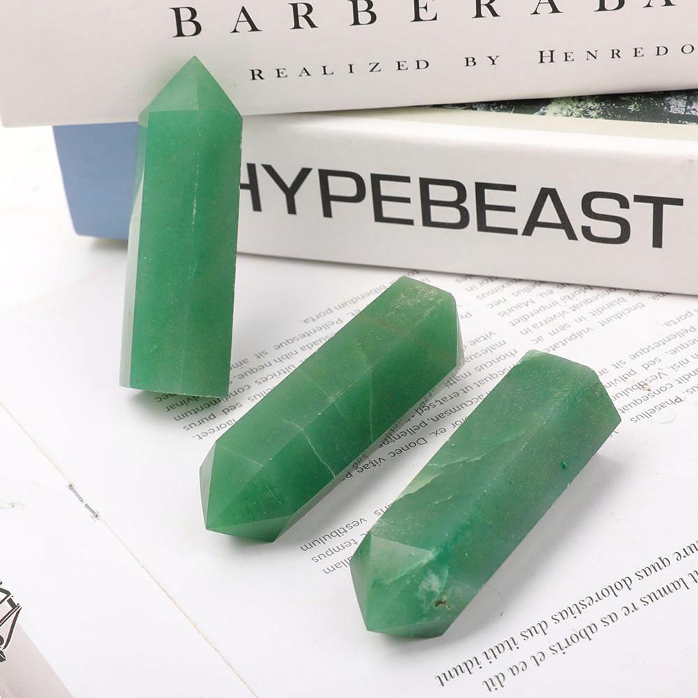 3" Green Aventurine Points Wholesale Crystals USA