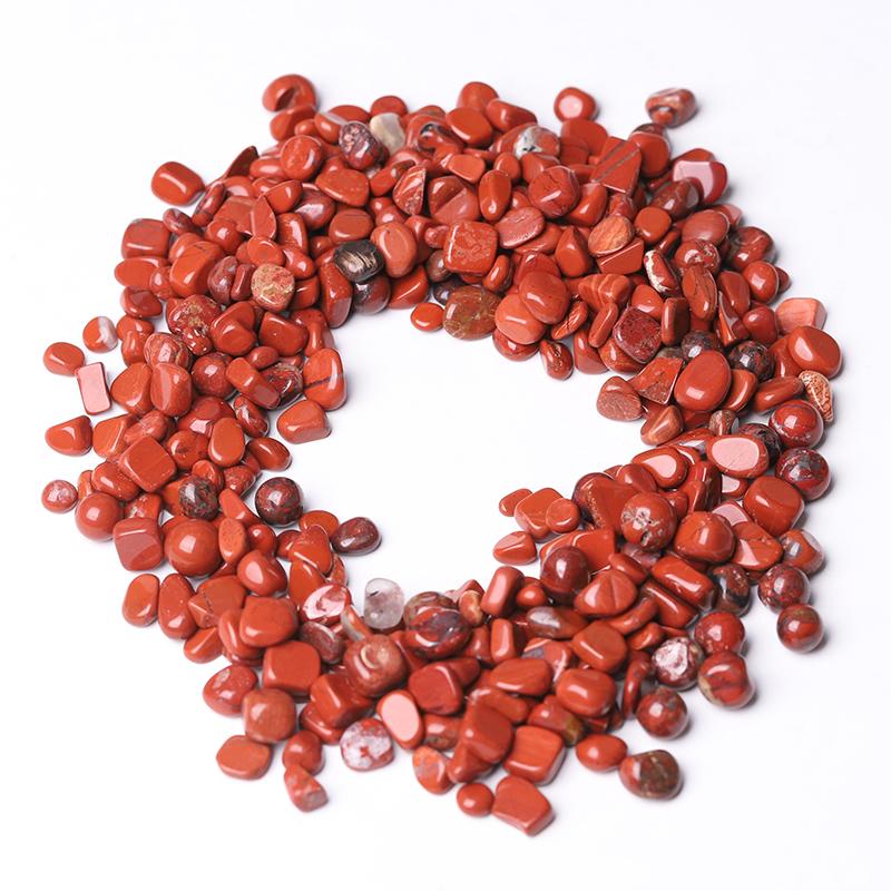 0.1kg 5-7mm Red Jasper Chips for Healing Crystal Chips Wholesale Crystals USA